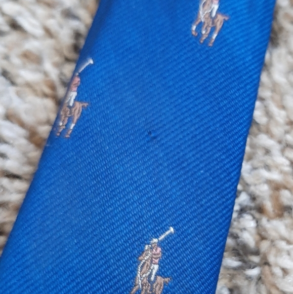 Blue Polo Pony Silk Tie - Polo Ralph Lauren - Picture 9 of 10